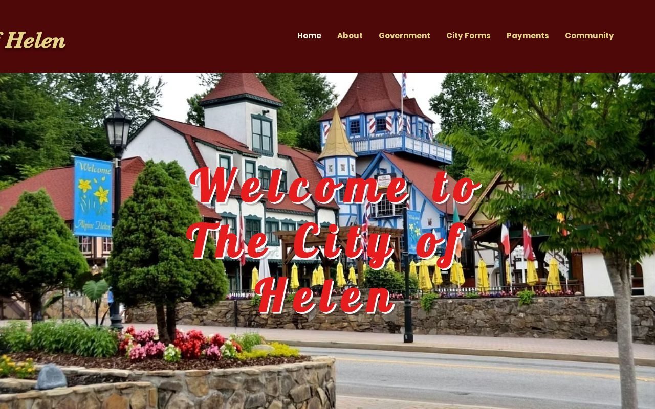Official Helen website for Helen court records and City Hall information